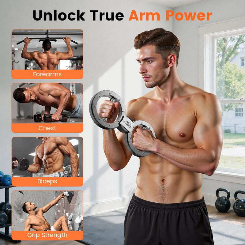 Flybird Spinning Rotator Burn Machine, 12Lbs Arm Trainer with Adjustable Resistance, 360° Forearm & Miracle Grip Strengthener for Men & Women,Ideal for Home Gym Workouts