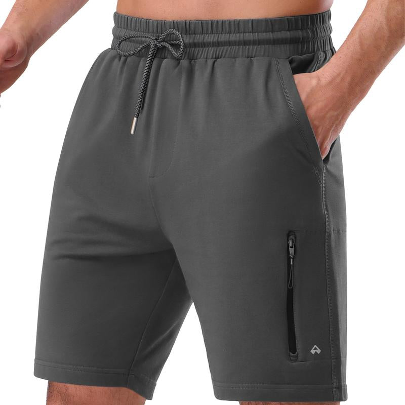 Pioneer Camp Sweat Shorts for Men 7" Inseam Cotton Athletic Casual Shorts with 4 Pockets for Gym Workout Lounge Summer Shorts