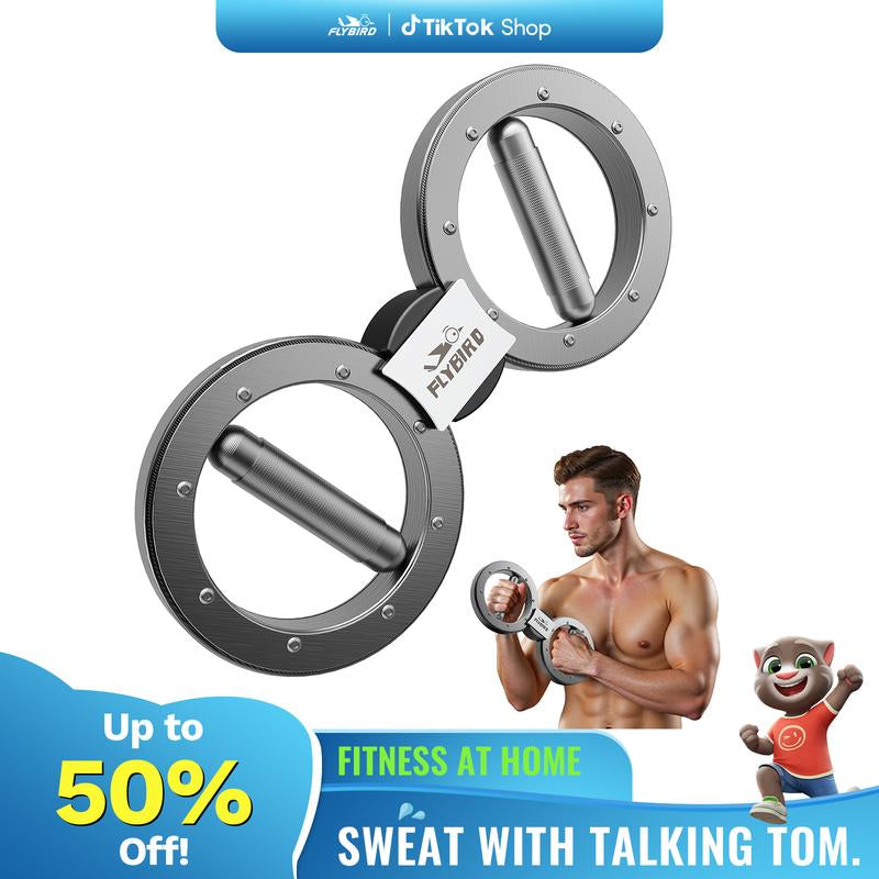 Flybird Spinning Rotator Burn Machine, 12Lbs Arm Trainer with Adjustable Resistance, 360° Forearm & Miracle Grip Strengthener for Men & Women,Ideal for Home Gym Workouts