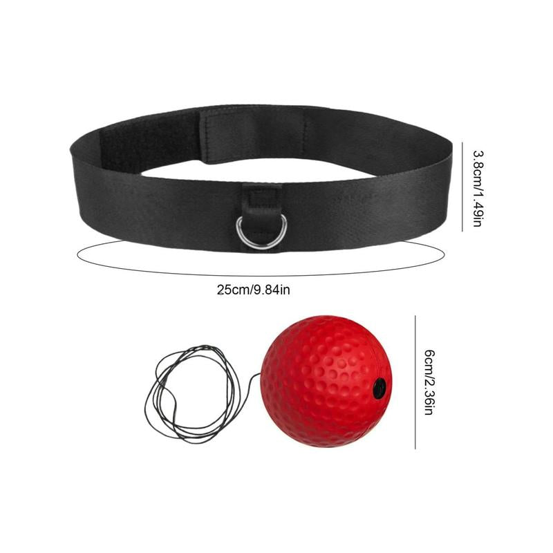 Boxing Reflex Ball - Enhance Reaction, Coordination & Fighting Skills with Essential Equipment for Home Fitness Training Tool Fun Workout Experience Fathersdaygift