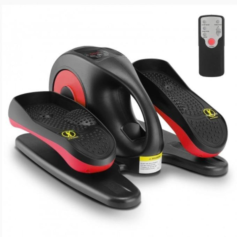 ANCHEER under Desk Elliptical, Electric Seated Pedal Exerciser, Quiet & Compact Mini Elliptical Trainer with Display Monitor and Remote Control, Home Office Leg Exercise Equipment for Seniors Adults