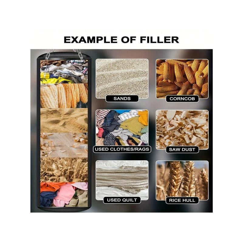 4 FT Heavy Punching Bag for Adults, Unfilled PU Punching Bag with 12 OZ Boxing Gloves for Home Gym MMA Karate Kickboxing Muay Thai Training - Perfect Gift for Men Women