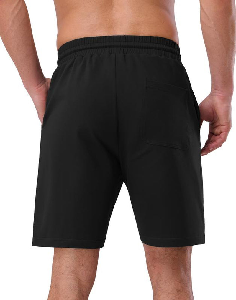 Pioneer Camp Sweat Shorts for Men 7" Inseam Cotton Athletic Casual Shorts with 4 Pockets for Gym Workout Lounge Summer Shorts