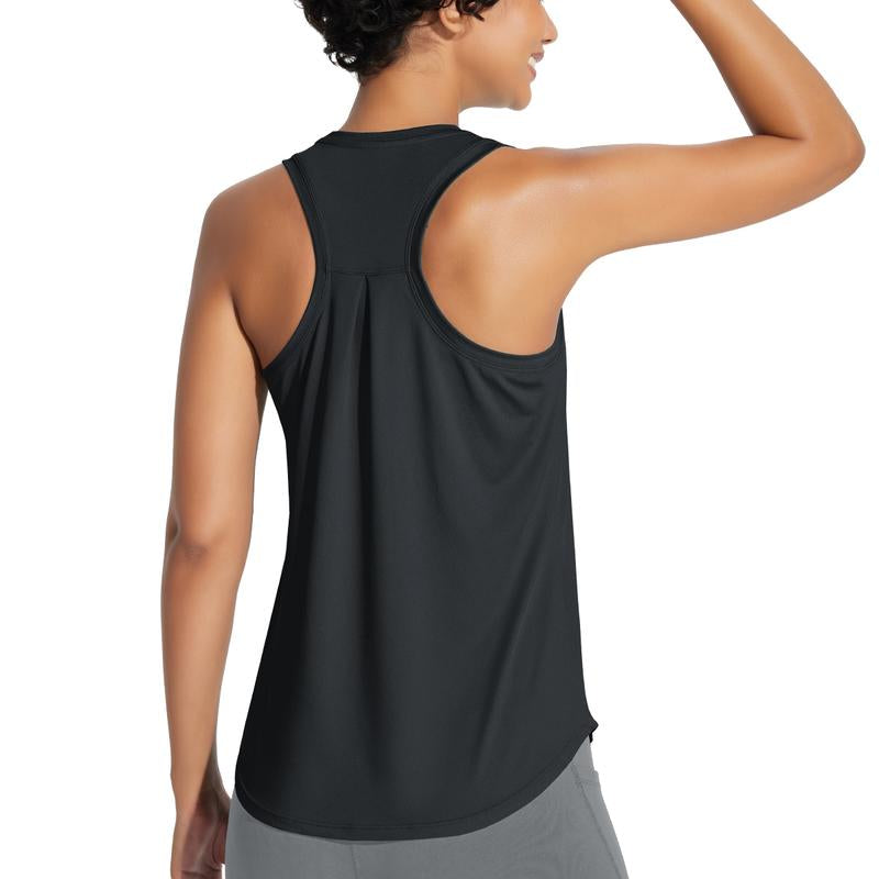 Baleaf 2025 Women'S Workout Tank Top Racerback Tops Sleeveless Running Shirts Golf Outfits Loose Fit Yoga Athletic Gym Sports Tennis Workout Top Casual Lounge Everyday Wear