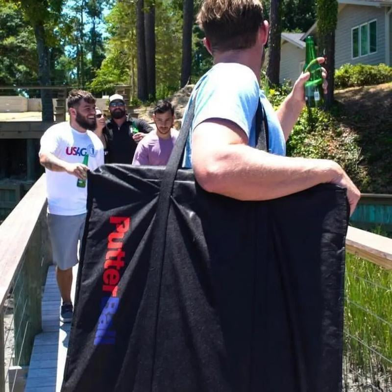 Putterball Bundle – 12-Foot Portable Backyard Golf Game with Travel Carrying Bag