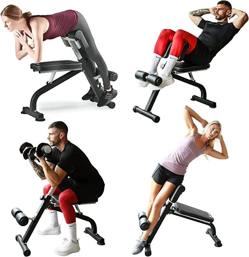 Lifepro Adjustable Roman Chair: Back & Glute Extension Bench for Hamstrings and Core Workouts