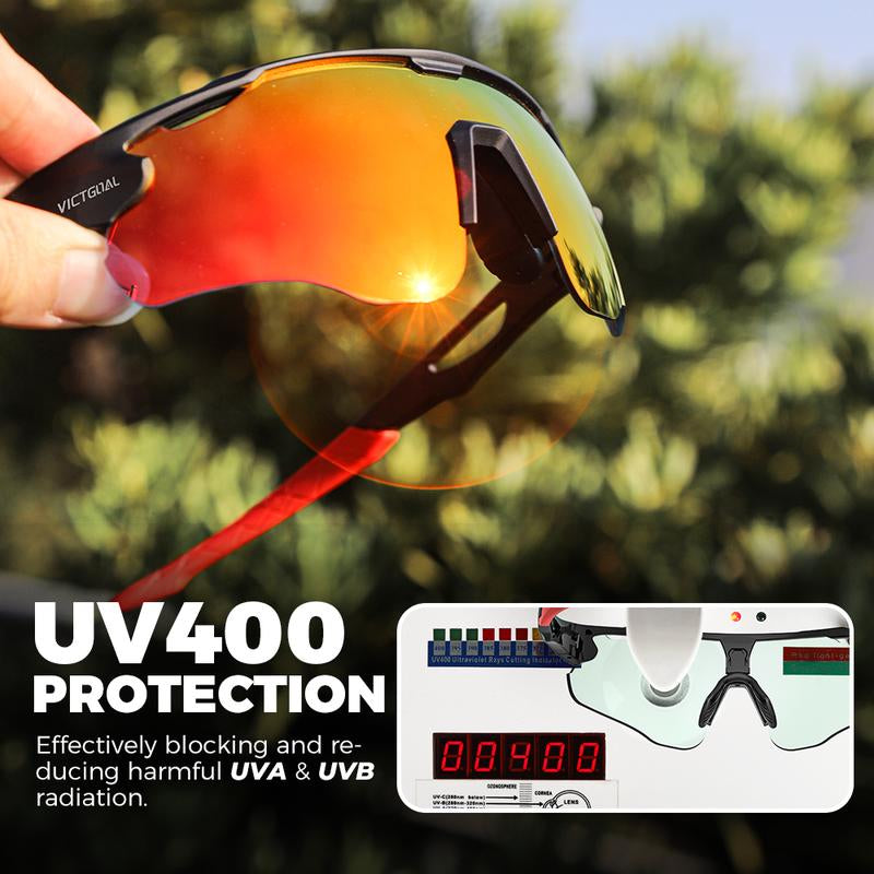 VICTGOAL Photochromic Cycling Glasses for Men Women Outdoor Sports UV400 Protection Bicycle Eyewear MTB Mountain Road Bike Eyeglass