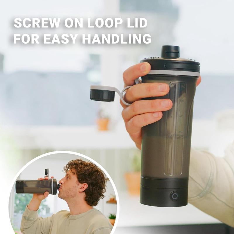 Mixmate Electric Shaker Bottle for Gym Protein Powder Mixes, Rechargeable Type-C Shaker Cup, BPA Free - Perfect for Fitness Enthusiasts