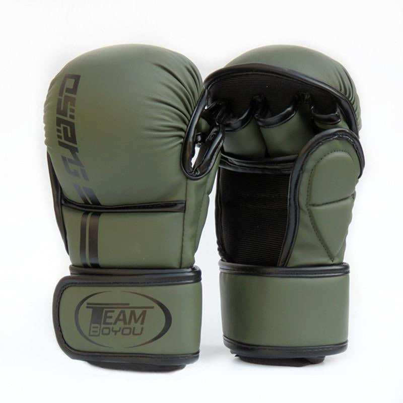 Professional MMA Boxing Gloves Thickened Boxing Spike Fight Men and Women Sandbag Half Finger Gloves Adult