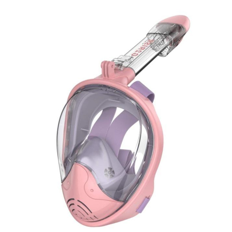 G2RISE Adults & Kids Snorkeling Set Gear, Full Face Snorkel Mask with Detachable Camera Mount, Safe Breathing, anti Fog anti Leak, with Swimming Earplug, Travel Friendly, Beginner Friendly