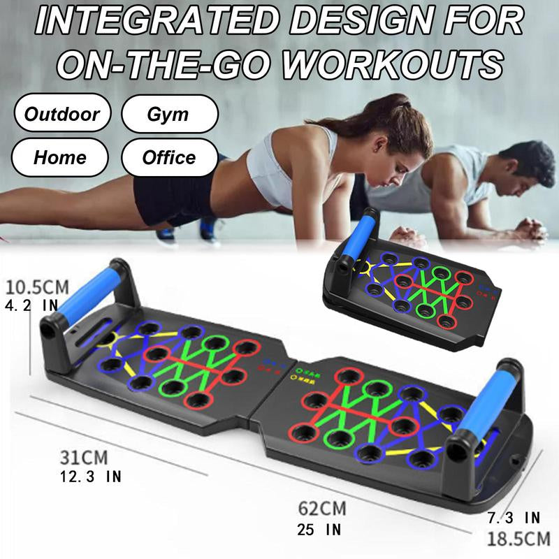 Multifunctional Push up Trainer Board - Enhance Chest Muscle Strength, Boost Home & Gym Workout Efficiency, Ergonomic Design for Comfortable Exercise