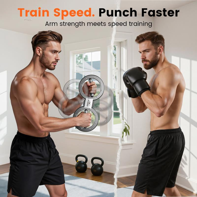 Flybird Spinning Rotator Burn Machine, 12Lbs Arm Trainer with Adjustable Resistance, 360° Forearm & Miracle Grip Strengthener for Men & Women,Ideal for Home Gym Workouts