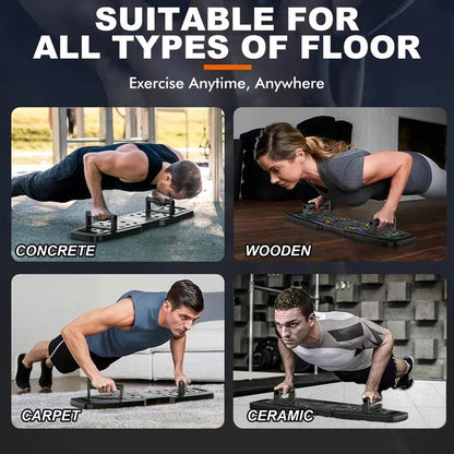 Multifunctional Push up Trainer Board - Enhance Chest Muscle Strength, Boost Home & Gym Workout Efficiency, Ergonomic Design for Comfortable Exercise