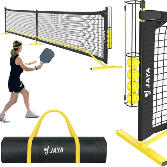 Pickleball Net, 22FT Regulation Size Pickleball Net with Carrying Bag for Driveway Backyards，