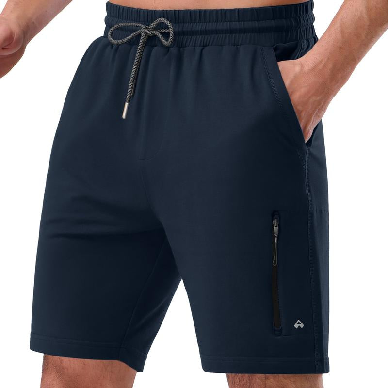 Pioneer Camp Sweat Shorts for Men 7" Inseam Cotton Athletic Casual Shorts with 4 Pockets for Gym Workout Lounge Summer Shorts