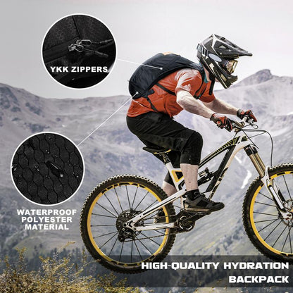 Lightweight 12L Hydration Backpack with 3L Water Bladder – Waterproof, Comfortable & Durable for Cycling, Hiking, Running, Climbing & Camping