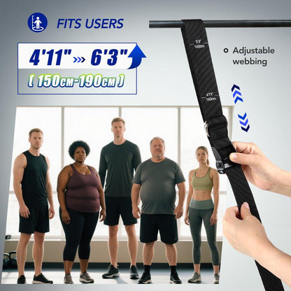 Alongsong Advanced Pull up Assist Bands Set Heavy-Duty Adjustable Weight Support 320Lbs Assistance Belt for Arm Chest Strength Training Equipment on Home Gym Outdoor Workout Stretch Bands Fitness Gear