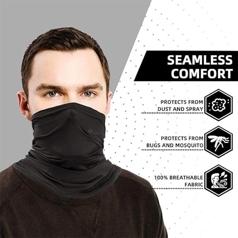 ROCKBROS Cooling Neck Gaiter Bandana Face Mask for Men Neck Gaiters Summer Half Face Scarf Cover Sun UV Protection