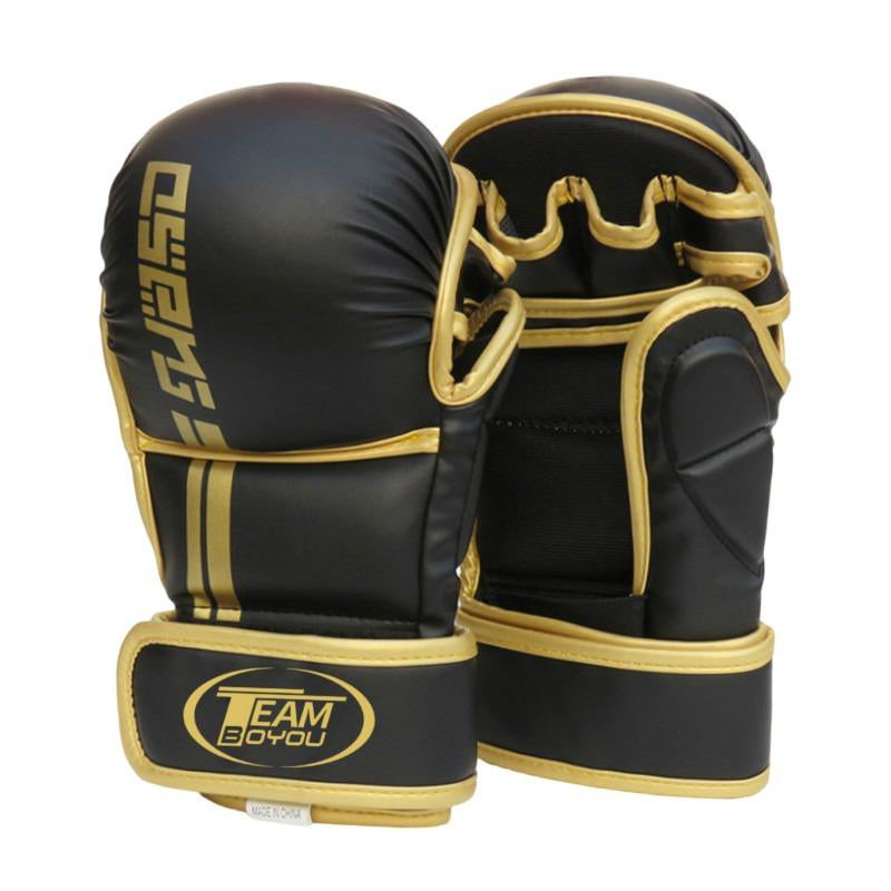 Professional MMA Boxing Gloves Thickened Boxing Spike Fight Men and Women Sandbag Half Finger Gloves Adult