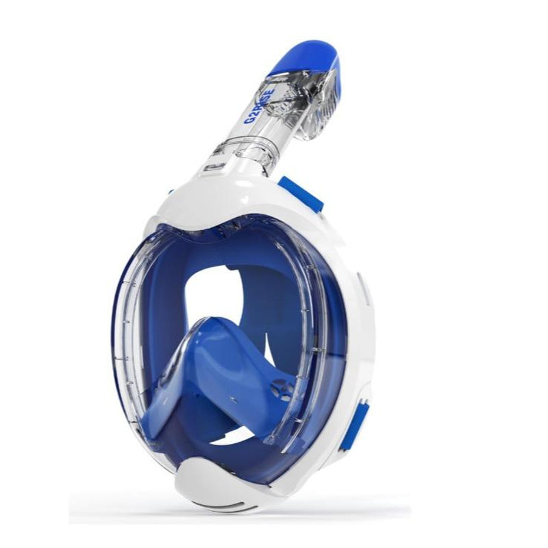 G2RISE Adults & Kids Snorkeling Set Gear, Full Face Snorkel Mask with Detachable Camera Mount, Safe Breathing, anti Fog anti Leak, with Swimming Earplug, Travel Friendly, Beginner Friendly