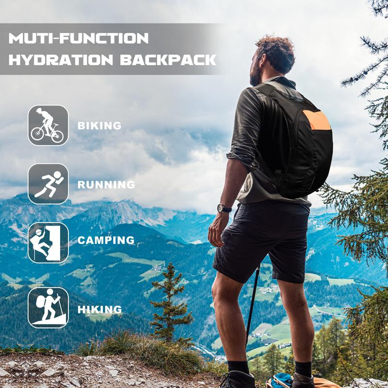 Lightweight 12L Hydration Backpack with 3L Water Bladder – Waterproof, Comfortable & Durable for Cycling, Hiking, Running, Climbing & Camping