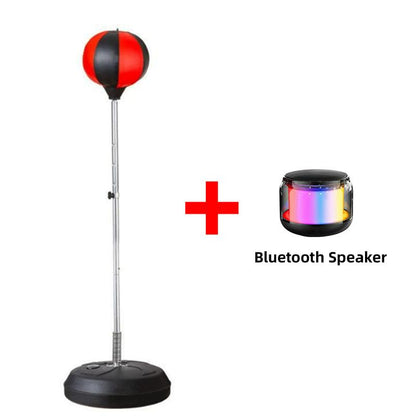 Boxing Speedy Bag Punching Bag with Stand for Adults and Teens, Height Adjustable, Speed Bags for Boxing for Training, Stress Relief and Fitness