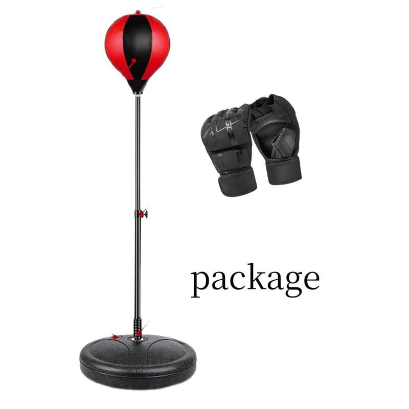 Boxing Speedy Bag Punching Bag with Stand for Adults and Teens, Height Adjustable, Speed Bags for Boxing for Training, Stress Relief and Fitness