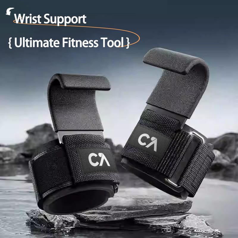 Chick Active Weight Lifting Hooks for Heavy Duty Workouts, Exercise Weight Lifting Hooks, Weight Lifting Grips for Powerlifting, Shrugs, Rows, Gym Accessories, Gym Lifting Straps with Pull up Hooks, Workout Equipment