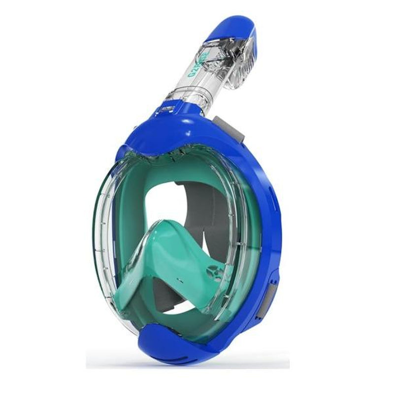 G2RISE Adults & Kids Snorkeling Set Gear, Full Face Snorkel Mask with Detachable Camera Mount, Safe Breathing, anti Fog anti Leak, with Swimming Earplug, Travel Friendly, Beginner Friendly