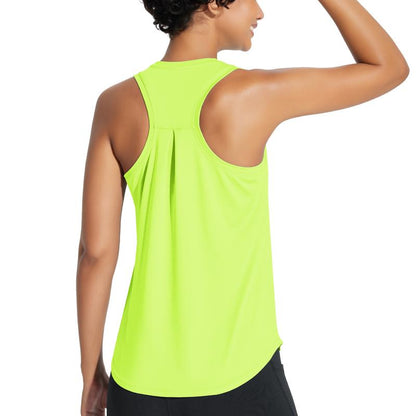 Baleaf 2025 Women'S Workout Tank Top Racerback Tops Sleeveless Running Shirts Golf Outfits Loose Fit Yoga Athletic Gym Sports Tennis Workout Top Casual Lounge Everyday Wear