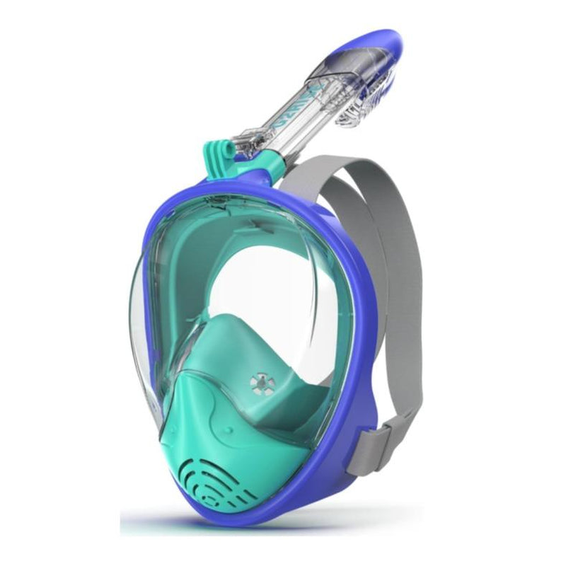 G2RISE Adults & Kids Snorkeling Set Gear, Full Face Snorkel Mask with Detachable Camera Mount, Safe Breathing, anti Fog anti Leak, with Swimming Earplug, Travel Friendly, Beginner Friendly