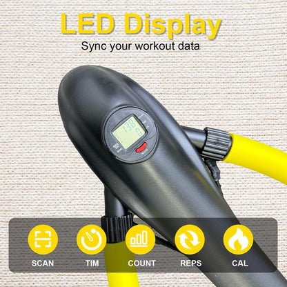 HOTWAVE Abdominal Trainer Multifunctional Core Training Machine Dragonfly Machine, Adjustable Resistance, Can Exercise Shoulders, Back, Legs, Abdomen, Men'S Home Strength Training Equipment, Does Not Take up Space, Simple Installation