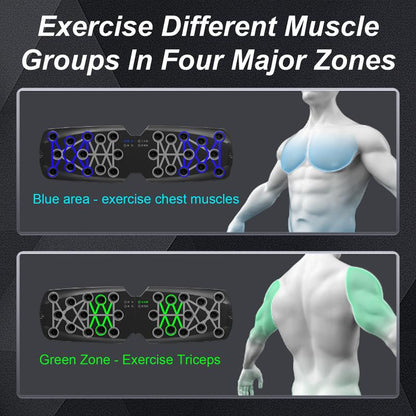 Multifunctional Push up Trainer Board - Enhance Chest Muscle Strength, Boost Home & Gym Workout Efficiency, Ergonomic Design for Comfortable Exercise