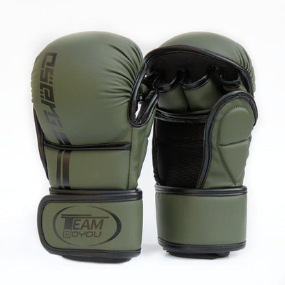 Professional MMA Boxing Gloves Thickened Boxing Spike Fight Men and Women Sandbag Half Finger Gloves Adult