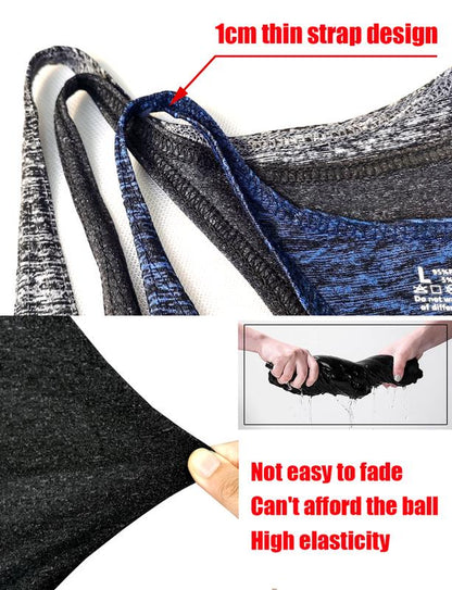 Lehmanlin Men'S Bodybuilding Vest Fitness Gym Shirt Y-Back Muscle Fitness Sports Stretch Quick-Drying Top (3 Pack) Athletic Wear Sleeveless Design Fathersdaygift Workout