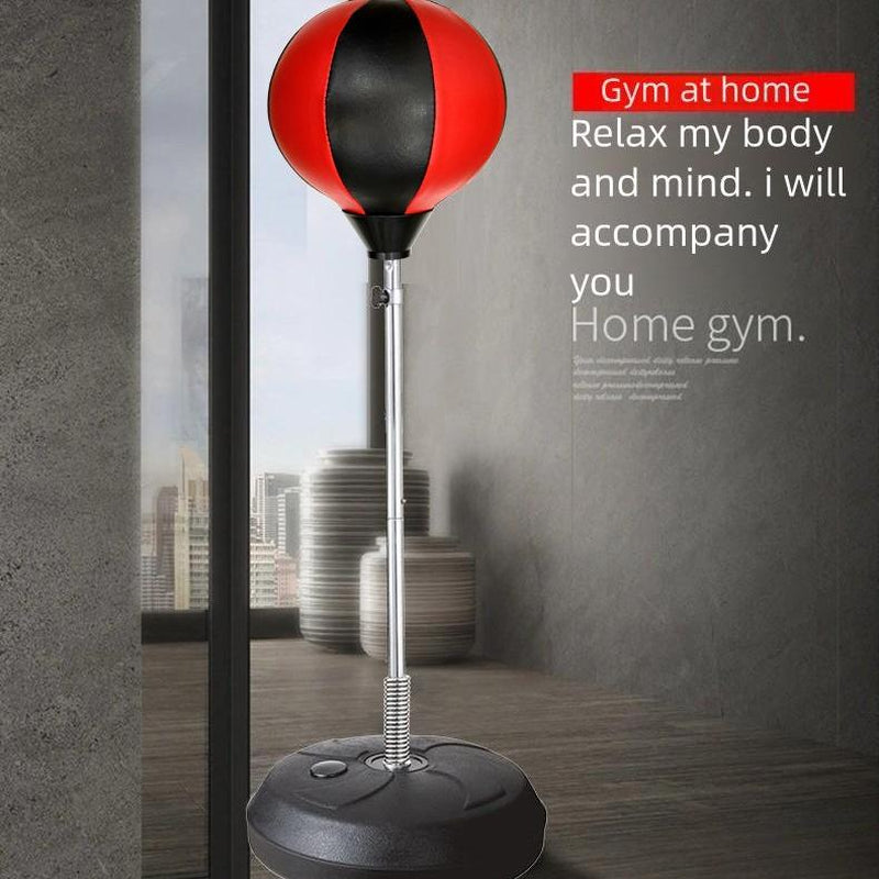 Boxing Speedy Bag Punching Bag with Stand for Adults and Teens, Height Adjustable, Speed Bags for Boxing for Training, Stress Relief and Fitness