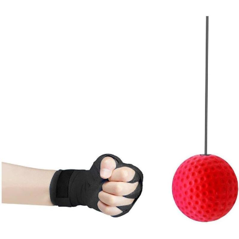 Boxing Reflex Ball - Enhance Reaction, Coordination & Fighting Skills with Essential Equipment for Home Fitness Training Tool Fun Workout Experience Fathersdaygift