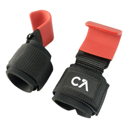 Chick Active Weight Lifting Hooks for Heavy Duty Workouts, Exercise Weight Lifting Hooks, Weight Lifting Grips for Powerlifting, Shrugs, Rows, Gym Accessories, Gym Lifting Straps with Pull up Hooks, Workout Equipment