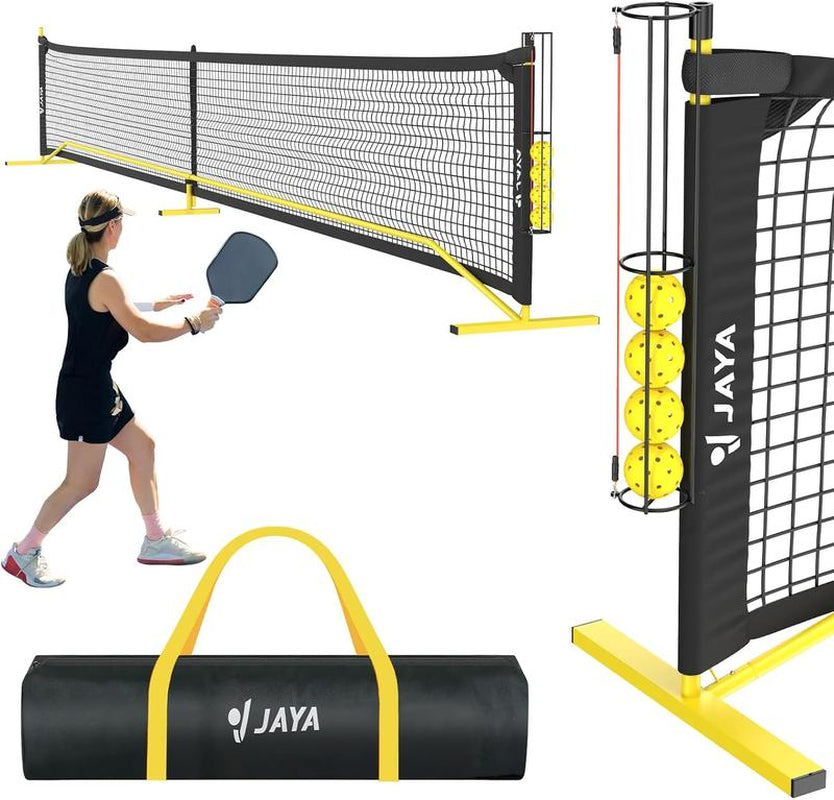 Pickleball Net, 22FT Regulation Size Pickleball Net with Carrying Bag for Driveway Backyards，