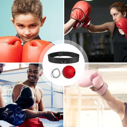 Boxing Reflex Ball - Enhance Reaction, Coordination & Fighting Skills with Essential Equipment for Home Fitness Training Tool Fun Workout Experience Fathersdaygift