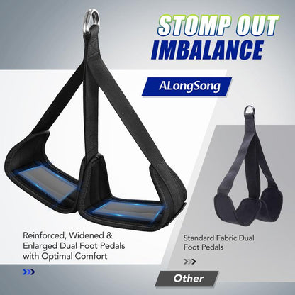 Alongsong Advanced Pull up Assist Bands Set Heavy-Duty Adjustable Weight Support 320Lbs Assistance Belt for Arm Chest Strength Training Equipment on Home Gym Outdoor Workout Stretch Bands Fitness Gear